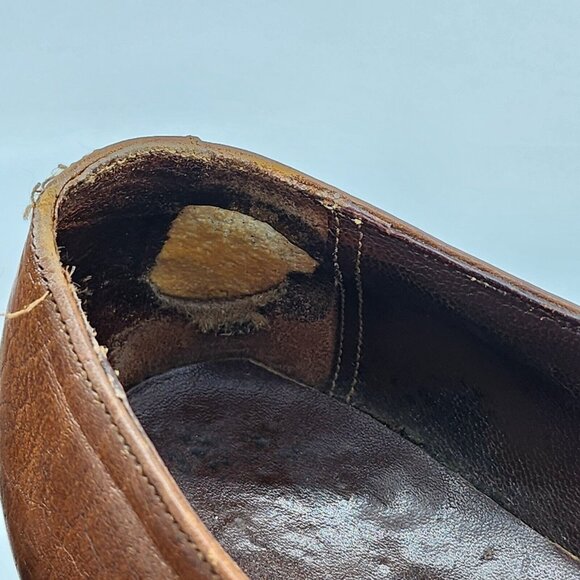 FLORSHEIM Royal Imperial RITZ Cognac Brown Leather Loafer‎ SLIP-ON Shoes Size 11